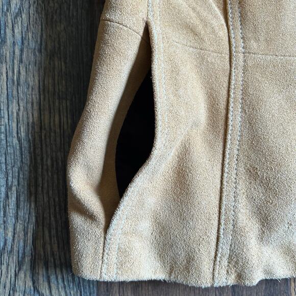 George Designs by Mark Eisen Genuine Leather Jacket Saddle Brown Women’s L 12/14 - Picture 13 of 15